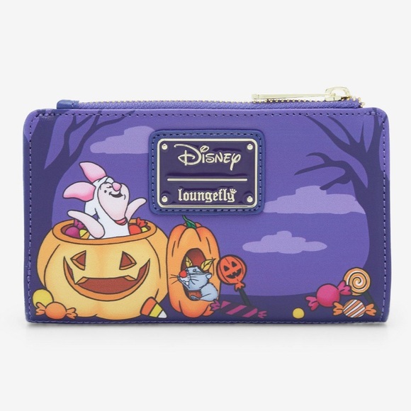 Loungefly Disney Winnie The Pooh Characters Trick-Or-Treat Wallet‎ Boxlunch - Picture 2 of 3
